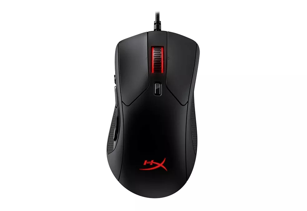 Mouse HyperX com led em vermelho