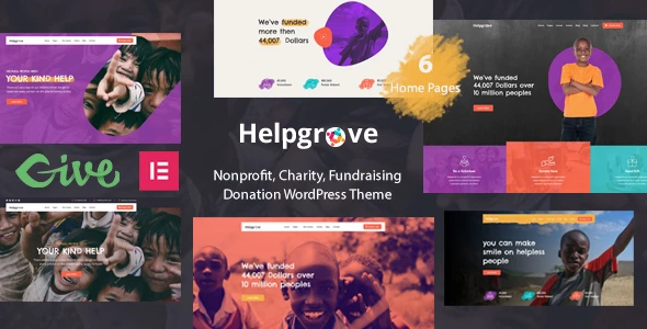 Helpgrove – Nonprofit Charity WordPress Theme